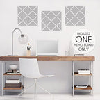 Solid Grey Fabric Memory/Memo Photo Bulletin Board - Image 2