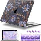 for MacBook Pro 16 inch Case 2019 2020 Release Model A2141, Plastic Hard Shell Cover with Keyboard Cover & Screen Protector for MacBook Pro 16 inch with Touch Bar & Touch ID - Blooming Plants by WelcomeViseNewitems