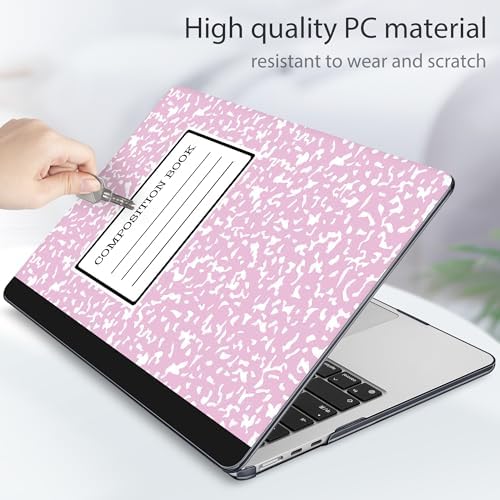 Tuiklol for 2026 2025 2024 2023 MacBook Air 15 inch Case Model M5 A3448 M4 A3241 M3 A3114 M2 A2941 Hard Shell Case for MacBook 15.3'' Cover, Composition Book - Image 6