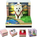 3D Calendar 2027,3D Time Piece Calendar 2027,Backpack Cute Dog Tear-Off Paper Sculpture Desk Calendars,3D Desk Calendar 2027,3D Memo Pad,Christmas Gift,New Year Gift (Backpack Cute Dog) by WelcomeHOTOYMDS%EF%BC%81