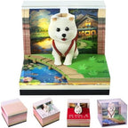 3D Calendar 2027,3D Time Piece Calendar 2027,Backpack Cute Dog Tear-Off Paper Sculpture Desk Calendars,3D Desk Calendar 2027,3D Memo Pad,Christmas Gift,New Year Gift (Backpack Cute Dog) by WelcomeHOTOYMDS%EF%BC%81