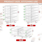 caktraie 30-Drawer Acrylic Storage & Makeup Organizer for Desk - Image 3