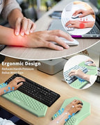 Ergonomic Mouse Pad with Wrist Rest & Keyboard Wrist Rest Support Set - Image 2