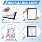 20 Pack Magnetic Sign Holder 8x10 inches with Magnetic Border - Image 4