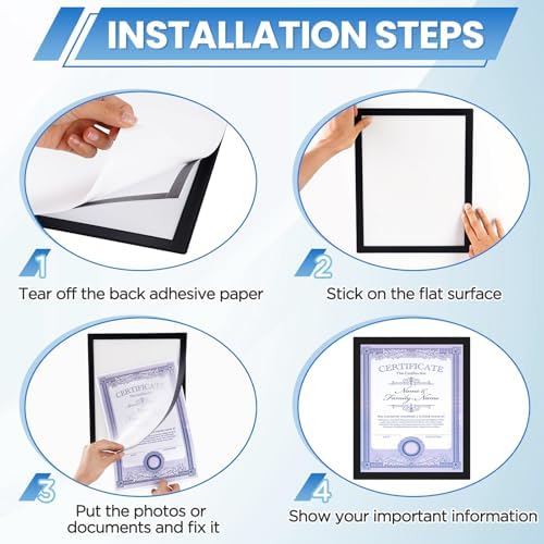 20 Pack Magnetic Sign Holder 8x10 inches with Magnetic Border - Image 4