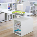 Welaxy 2pc Office desk drawer organizer Paper File Tray Green Turquoise - Image 4