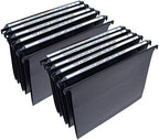 Ultimate Office MagniFile V-Bottom Hanging File Folders, Set of 10 Black by UltimateOffice