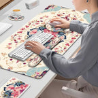 Gaming Mouse Pad, Large Desk Mat Cute Desk Pad Protector, 4in1 XXL Mousepad - Image 7