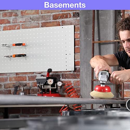 Moxweyeni 150 Pack Pegboard Hooks 3 Inch Metal Display Hooks Suitable for 1/8 Pegboard Accessories for Garage, Office, Kitchen, Store - Image 6
