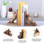 Book Ends for Shelves to Hold Books Heavy Duty,Decorative Bookend - Image 2