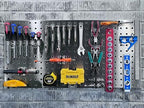 Triton Products LB18-SKIT Stainless Steel LocBoard Kit With (2) 18" x 36" x 9/16" Pegboards, (32) Stainless Steel Pegboard Hooks, (3) Plastic Bins - Image 4