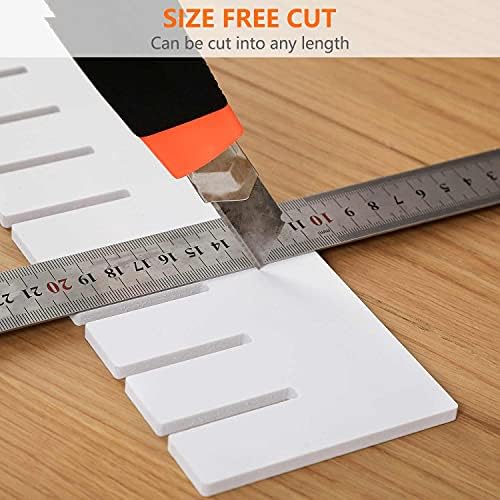 12Pcs Drawer Dividers,18.5"x4.3", Thick, DIY Drawer Separators, Large Adjustable Dresser Drawer Organizer for Clothes, Bedroom, Bathroom, Kitchen Cutlery, Desk, Office Storage - Image 5