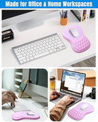 Ergonomic Mouse Pad with Sloped Memory Foam Wrist Rest - Image 6