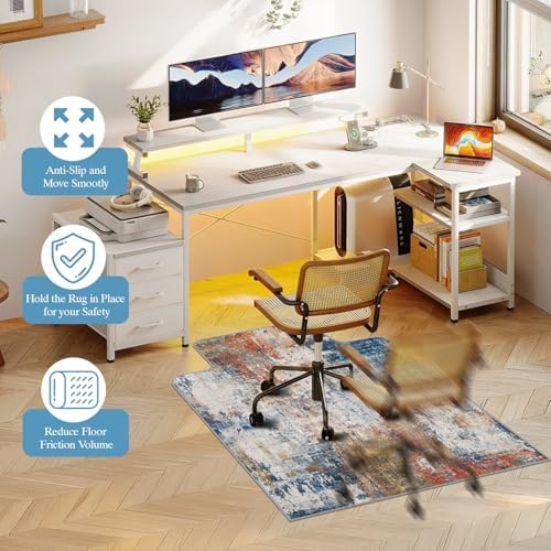 Office Chair Mat for Hardwood Floor & Tile Floor,36"X 48"-Convex Multii - Image 4