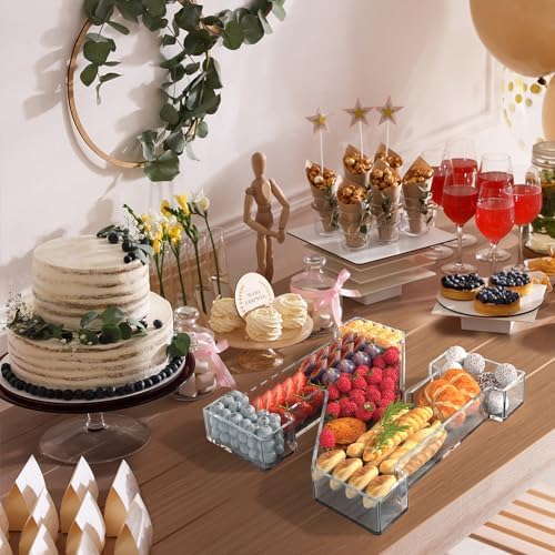 13.8" Acrylic Letter Charcuterie Tray,Fillable Alphabet Box (Letter N) - Image 6