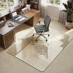45"x60" Tempered Glass Office Chair Mat for Carpet & Hardwood Floor by Unknown