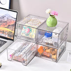 6 Pack Stackable Storage Drawers,Makeup Organizer with Pull-out Drawer - Image 6