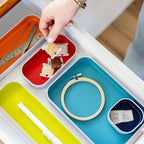 Three by Three Seattle Metal Drawer Organizer Tray Set, 10-Pc (Assorted) - Image 4