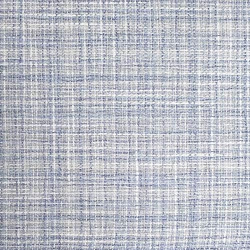 Sweet Home Collection Chair Cushion Memory Foam Pads with Ties Honeycomb Pattern Slip Non Skid Rubber Back Rounded Square 16" x 16" Seat Cover, 2 Pack, Aria Silver/Blue 6 pack - Image 2