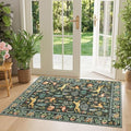 DUKINO 3x4 Rug, Washable Animal Area Rug for Entryway Non Slip, Black by DUKINO