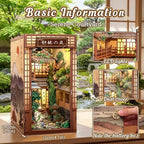 Cutefun Book Nook Kit - DIY Miniature Japanese Zen Garden House Kit - Image 2