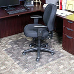 Dimex Office Chair Mat for Low Pile Carpet with Lip, 36" x 48", Clear - Image 2