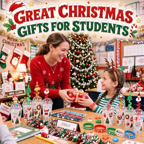 Baderke 24 Sets Classroom Christmas Party Favors with Cups, Santa - Image 2