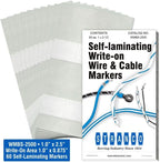 Premium Wire Marker Book Blank for Cable Management, Vinyl-Coated, High-Tack Adhesive, Electric Panel Wire Label Stickers - 10 Pages/Book by Unknown