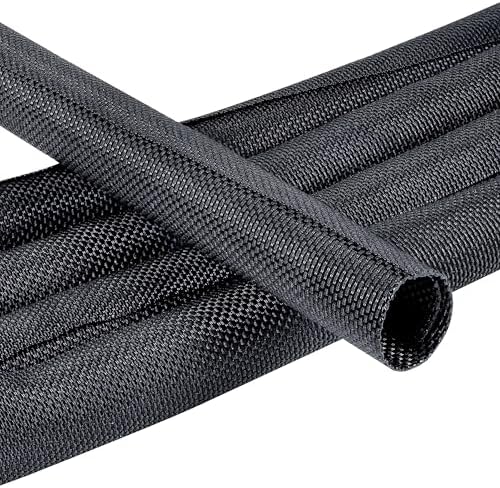 1/2"-65ft Automotive Mesh Woven Wire Sheathing Split Wire Loom by Sunnarepoon