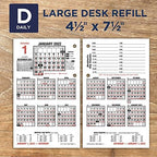 AT-A-GLANCE 2022 Daily Desk Calendar Refill by AT-A-GLANCE, 4-1/2" x 7-1/2", Loose-Leaf (E71250) - Image 5