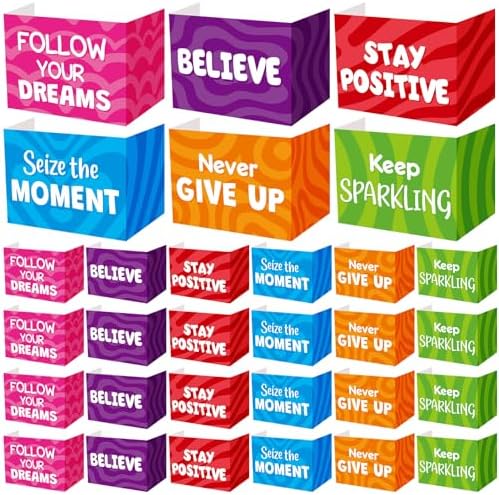 Honoson 24 Pcs Inspirational Privacy Folders for Students by Honoson