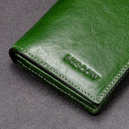 HISCOW Full Grain Leather Business Card Holder Case - Image 6