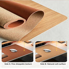 Leather Desk Mat Large Mouse Pad Gaming - Image 3