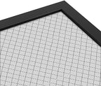 PinPix 36x18 inch Cork Bulletin Board. This Decorative Framed Pin Board Comes with Diamond Pattern in Grey Design and Satin Black. Ideal for Home, Office Decor or School (PinPix-126) - Image 4