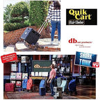 dbest Products Quik Cart Stair Climber Collapsible Rolling Crate - Black - Image 5