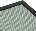 PinPix 22x15 inch Cork Bulletin Board. This Decorative Framed Pin Board Comes with Diamond Pattern in Nile Green Design and Satin Black. Ideal for Home, Office Decor or School (PinPix-380) - Image 4