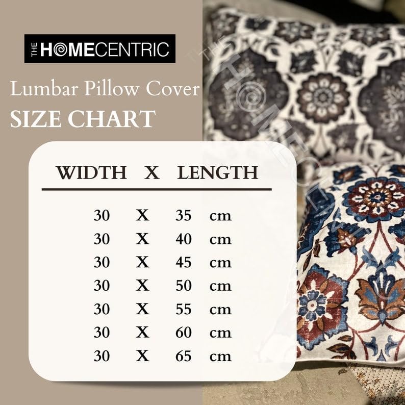 The HomeCentric Decorative Lumbar Pillow Cover Orange Pack of 2, 12"x26" (30x65 cm) Cotton Rose, Sequins, Hand Embrodiery, Printed Pillow Cover for Sofa, Bed, Patio Floral Contemporary - Citrus Rose - Image 6