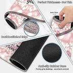 Large Gaming Mouse Pad Set 35.4 x 15.7 with Keyboard Wrist Rest, Wrist Support, and Coaster Memory Foam Smooth Desk Pad Mousepad for Home Office School - Quote Bible - Image 4