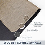 Office Chair Mat for Hardwood Floor, 60" x 46" Desk Computer Chair Mats for Hard Wood, Anti-Slip Easy Glide Rolling Floor Protector Mat, Dark Brown - Image 4