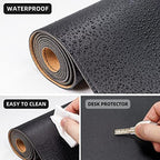 AFIING Large Desk Mat, 47" x 23.6", Black - Image 4