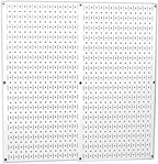 Wall Control Pegboard Organizer 4 ft. Metal Standard Tool Storage Kit With White Toolboard and Accessories - 30-P-3232W - Image 5