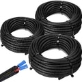 Sasylvia 1/4", 1/2", 3/8" X 150ft Split Wire Loom Tubing, Cord Protector by Sasylvia