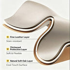 35.5"×57" Leather Desk Pad Mat Large Waterproof Mouse Pad Office White - Image 5