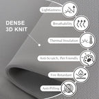 DECOLAB Desk Dividers, Portable Table Partition Panel 48"x18", Steel - Image 5