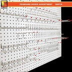 Wellmax 188 Pcs Pegboard Hooks & Accessories, Heavy Duty for Garage & Shop - Image 2