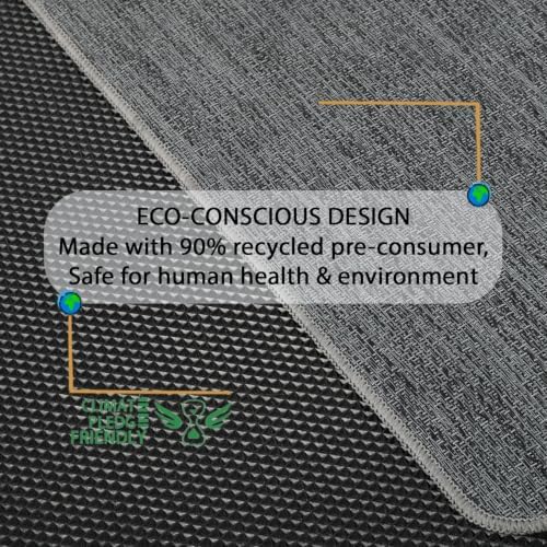 Chair Mat for Hardwood & Tile Floor, 47" x 60" Heavy Duty Office Chair Mat for Rolling Chairs, Anti Slip, Non-Curve, Floor Protector for Home Office, Graphite Texture - Image 4