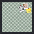 PinPix 15x15 inch Cork Bulletin Board. This Decorative Framed Pin Board Comes with Diamond Pattern in Nile Green Design and Satin Black. Ideal for Home, Office Decor or School (PinPix-380) by PinPixBulletinBoards