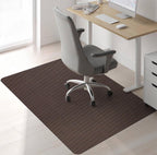 Sycoodeal Chair Mat, 40" x 55" Office Chair Mat for Hardwood and Tile Floor, Heavy Duty Floor Protector for Rolling Chairs, Non-Slip,Computer Mat for Home Office(Brown) by SYCOODEAL