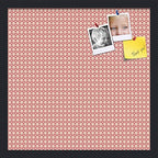 PinPix 18x18 inch Cork Bulletin Board. This Decorative Framed Pin Board Comes with Diamond Pattern in Pink and Beige Design and Satin Black. Ideal for Home, Office Decor or School (PinPix-290) by PinPixBulletinBoards