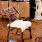 LLB Sheepskin Desk Chair Seat Cushion - Ivory White Fur, 19x19 Inch (Pack of 1) - Image 2